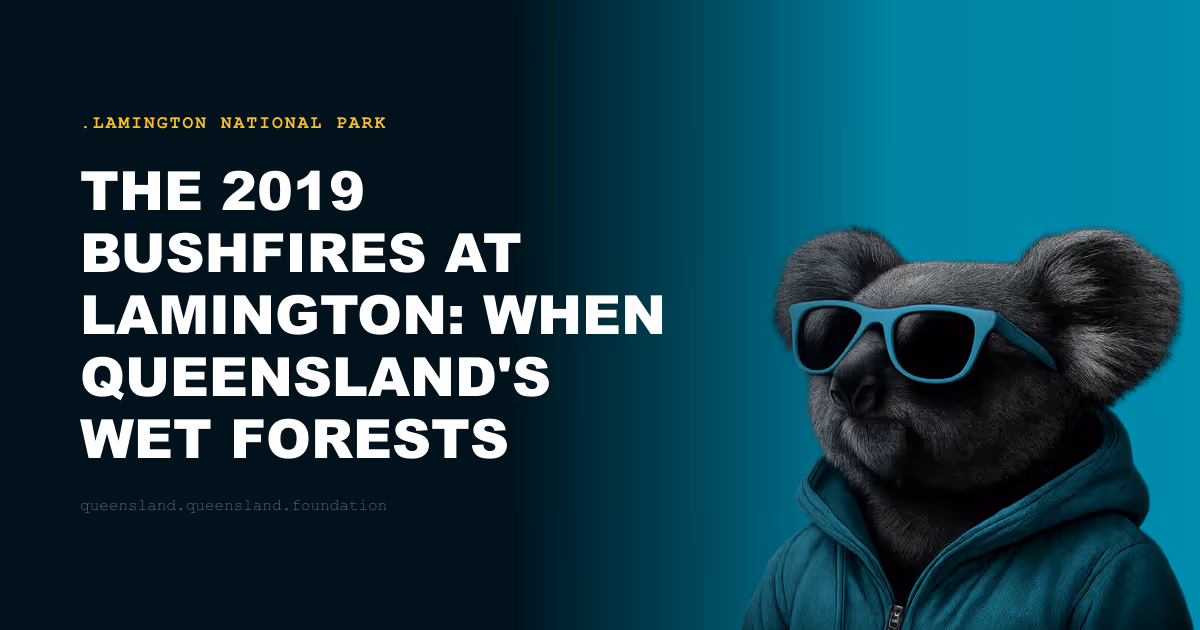 The 2019 Bushfires at Lamington: When Queensland's Wet Forests Burned