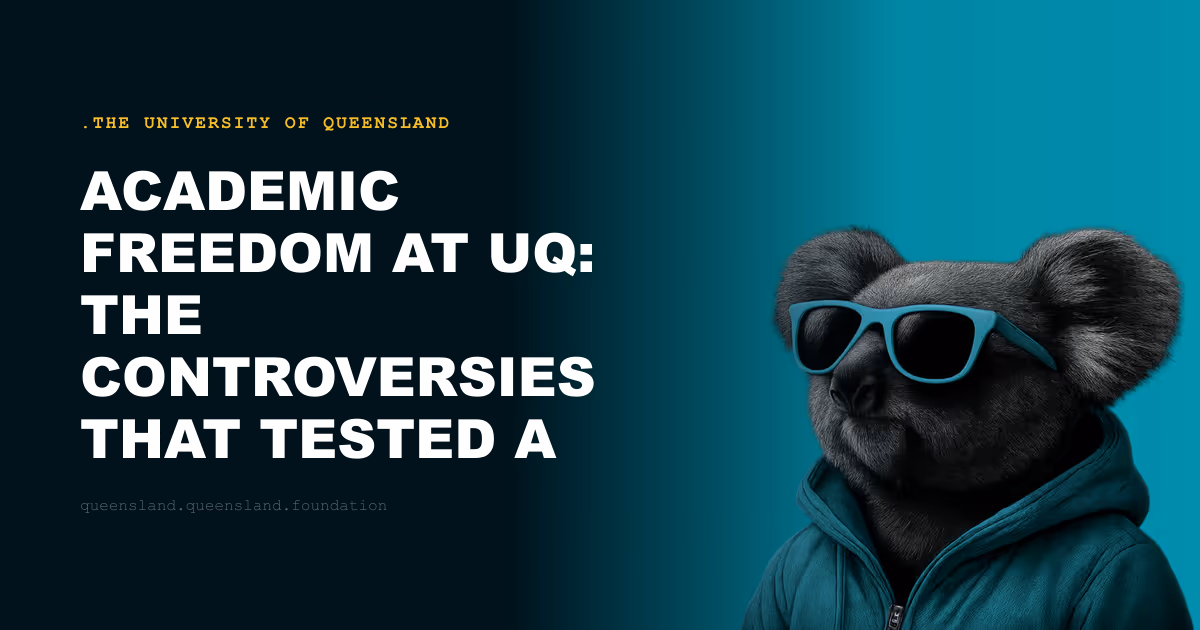 Academic Freedom at UQ: The Controversies That Tested a Queensland Institution