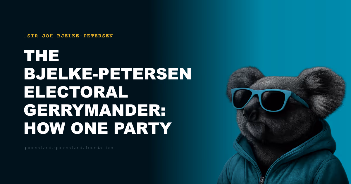 The Bjelke-Petersen Electoral Gerrymander: How One Party Held Power Despite Losing the Vote