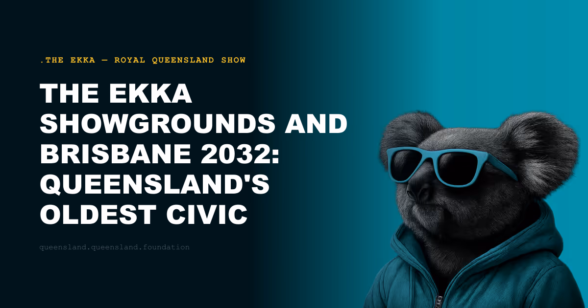 The Ekka Showgrounds and Brisbane 2032: Queensland's Oldest Civic Event at the Olympic Site