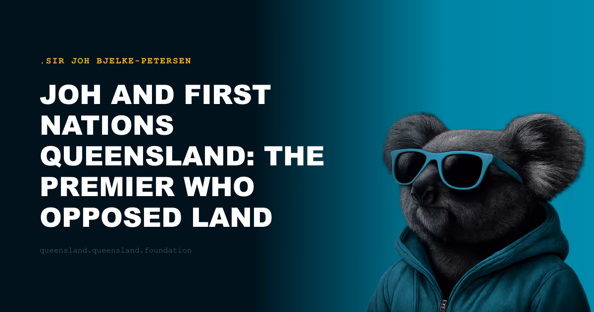Joh and First Nations Queensland: The Premier Who Opposed Land Rights