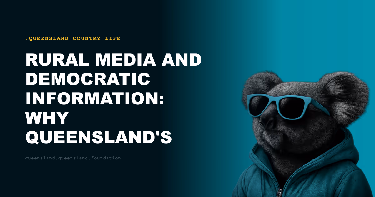 Rural Media and Democratic Information: Why Queensland's Farmers Need Their Own Newspaper