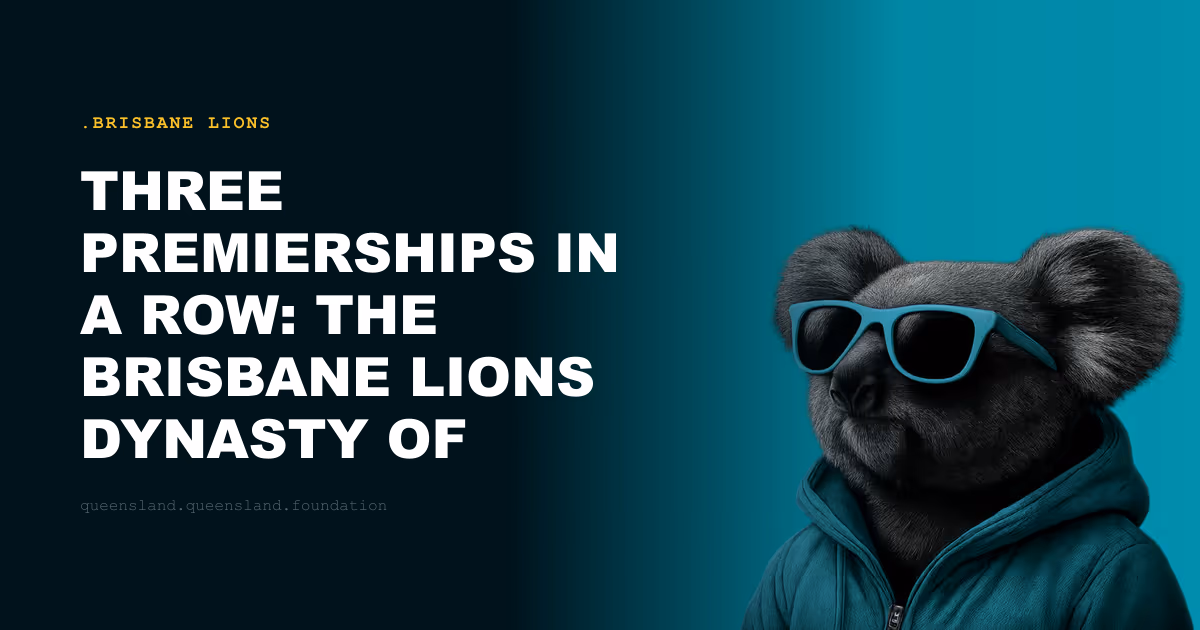 Three Premierships in a Row: The Brisbane Lions Dynasty of 2001–2003