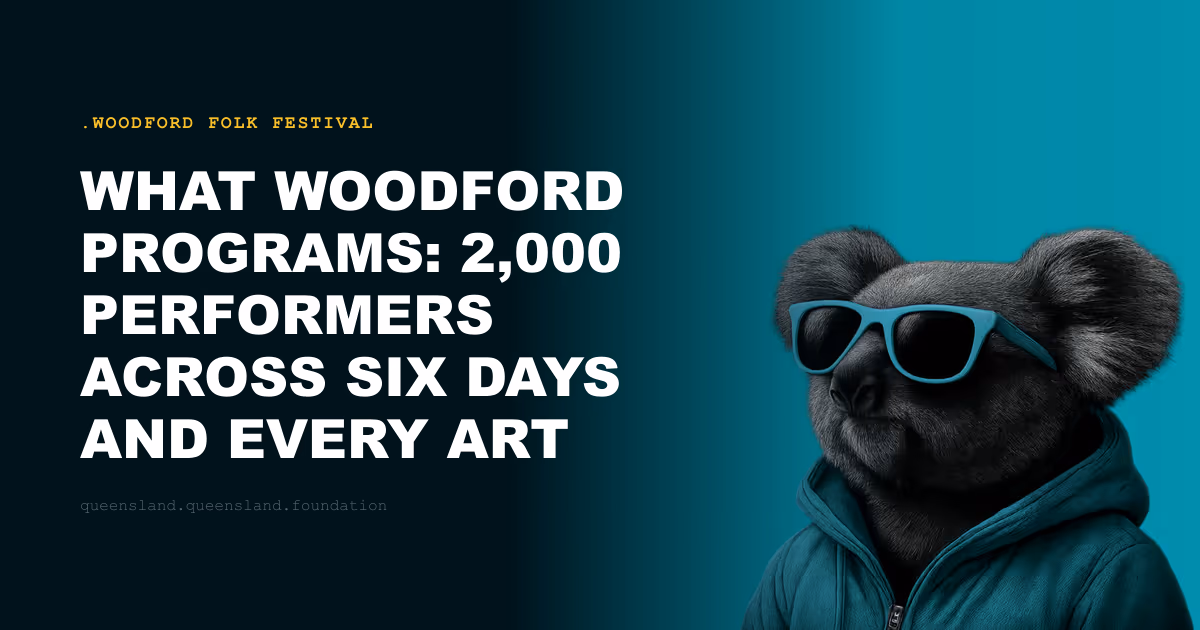 What Woodford Programs: 2,000 Performers Across Six Days and Every Art Form