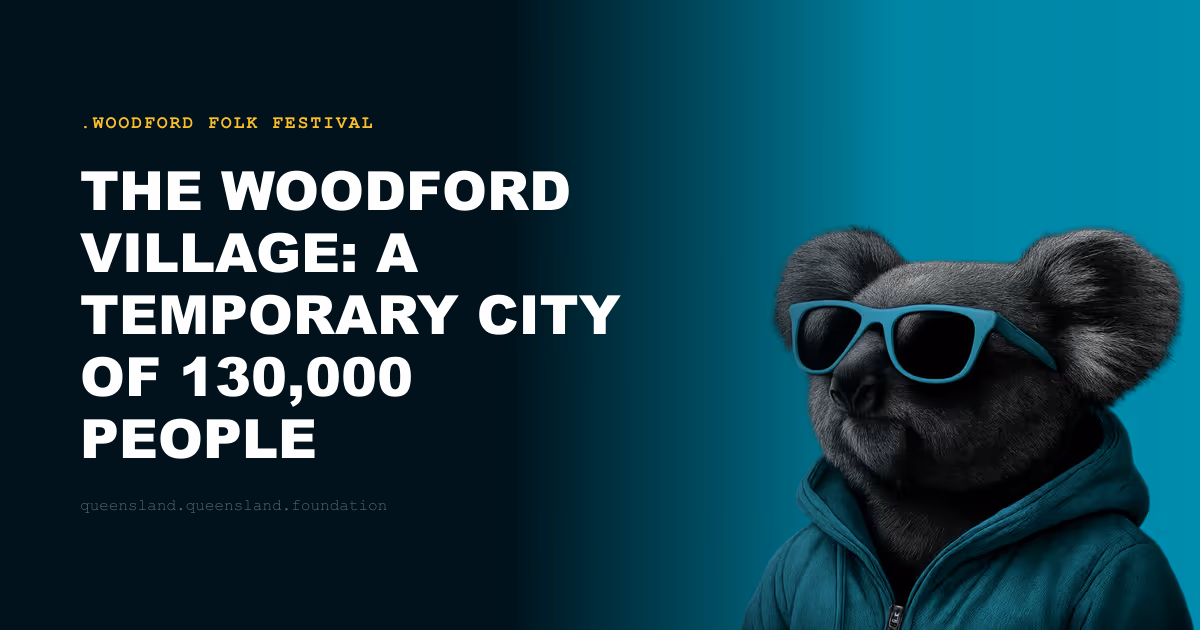The Woodford Village: A Temporary City of 130,000 People